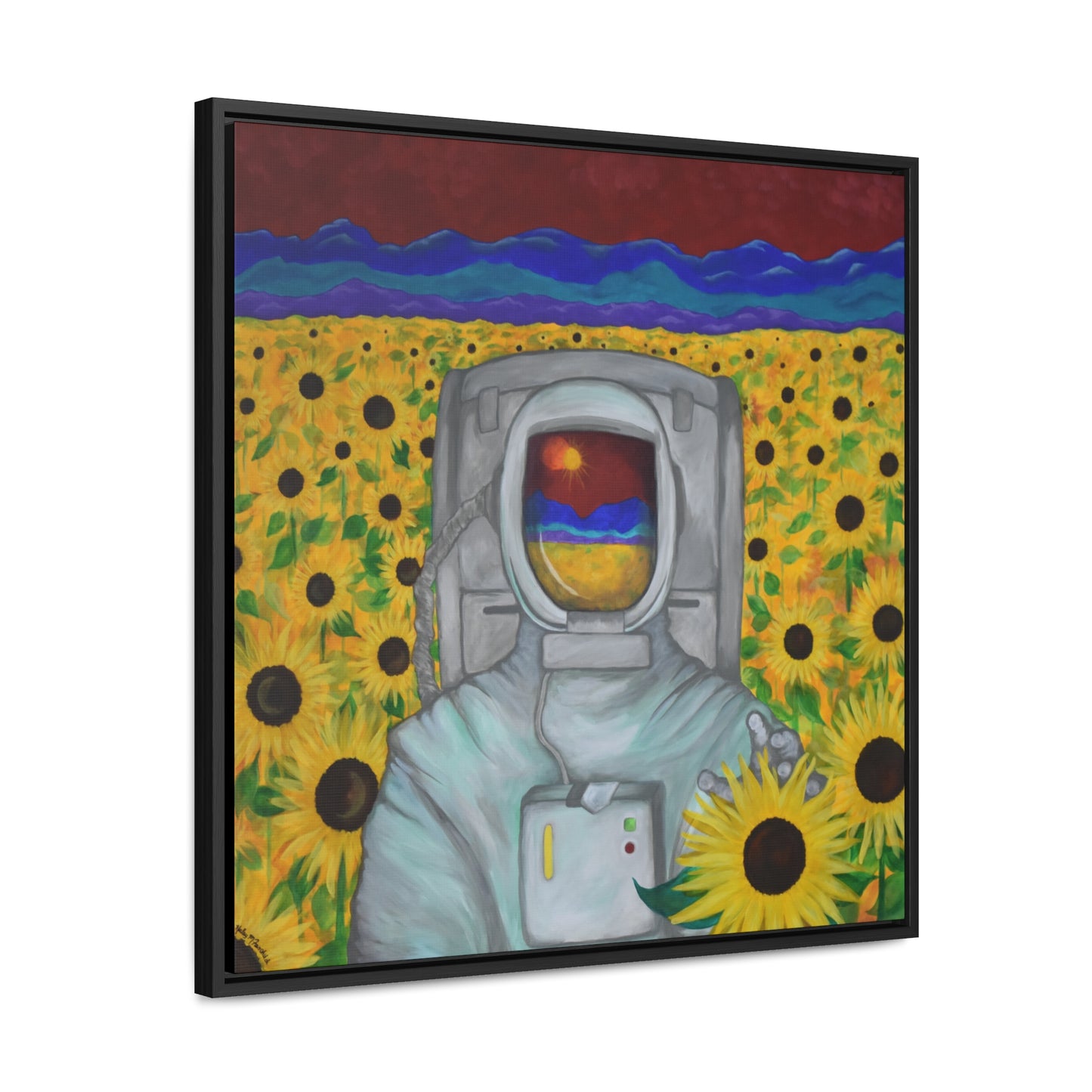 Astro Dweeb 3020, Framed Canvas
