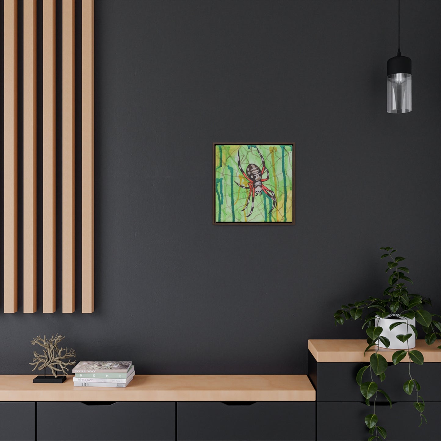 Orb Weaver, Framed Canvas