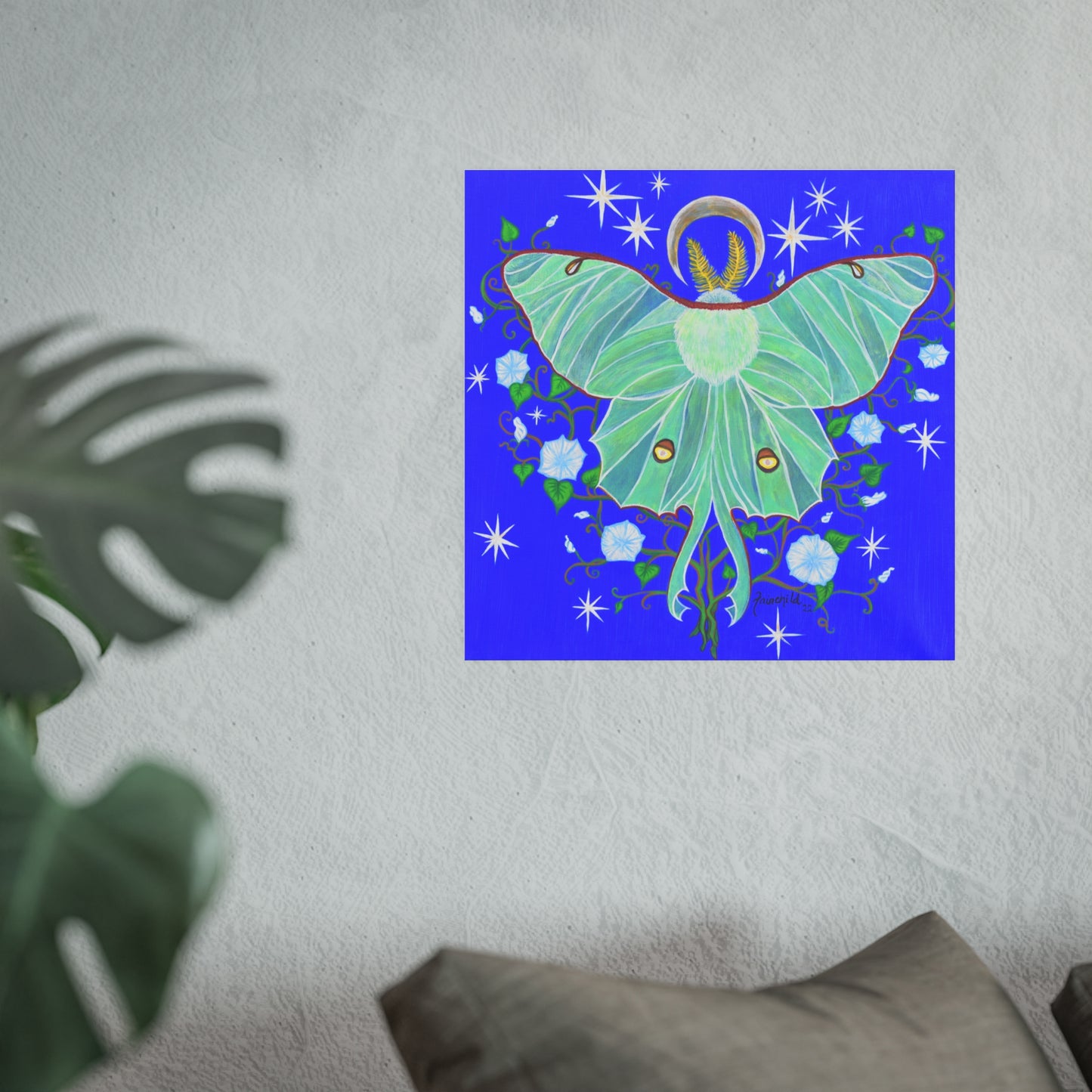 Luna Moth, Archival Poster