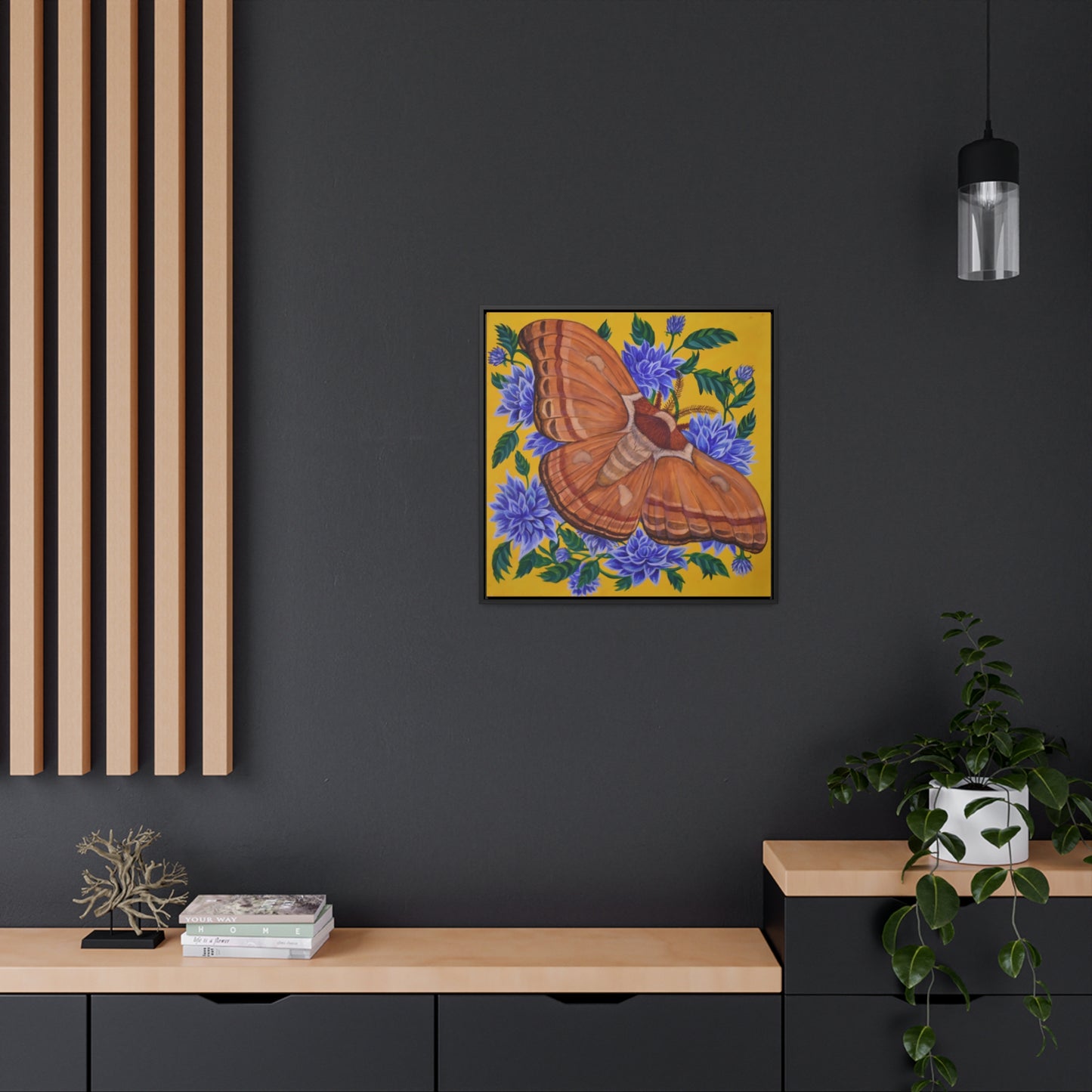 Gypsy Moth, Framed Canvas