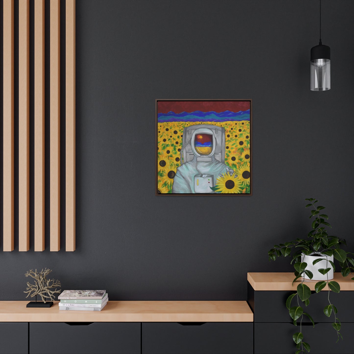 Astro Dweeb 3020, Framed Canvas