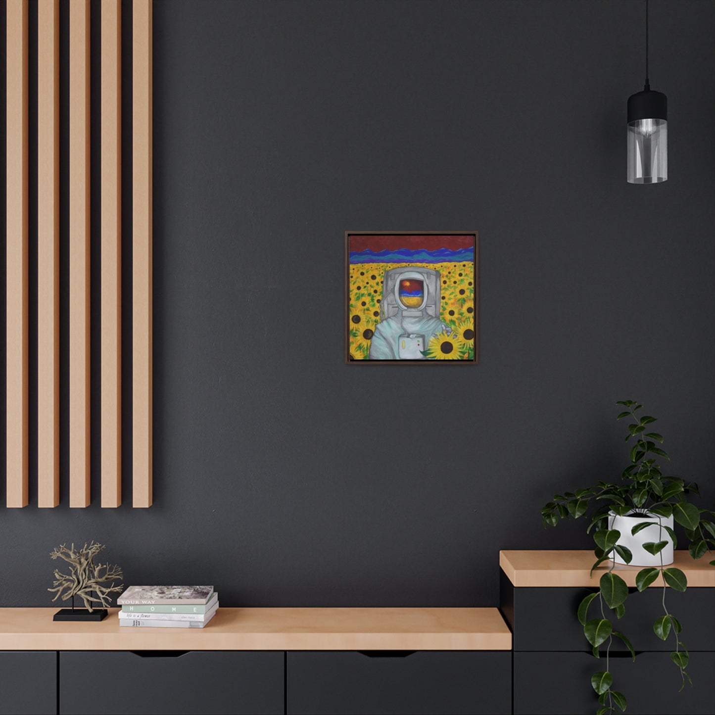 Astro Dweeb 3020, Framed Canvas