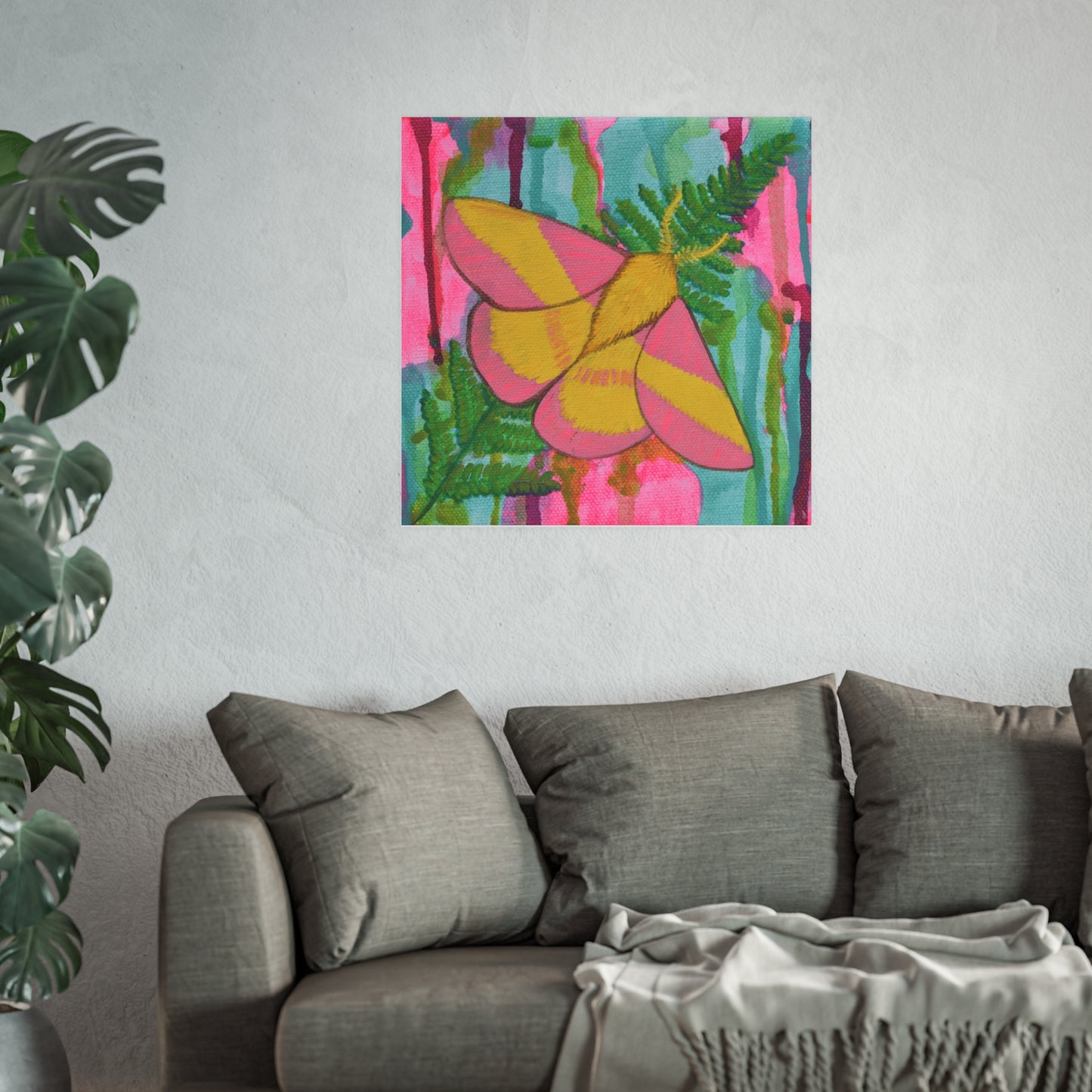Rosy Maple Moth, Archival Poster