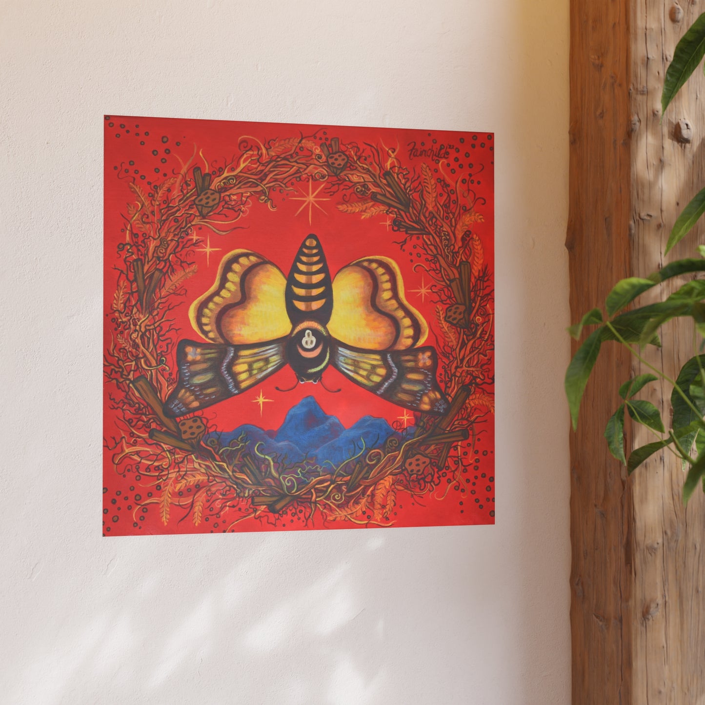 Death's Head Hawkmoth, Archival Poster