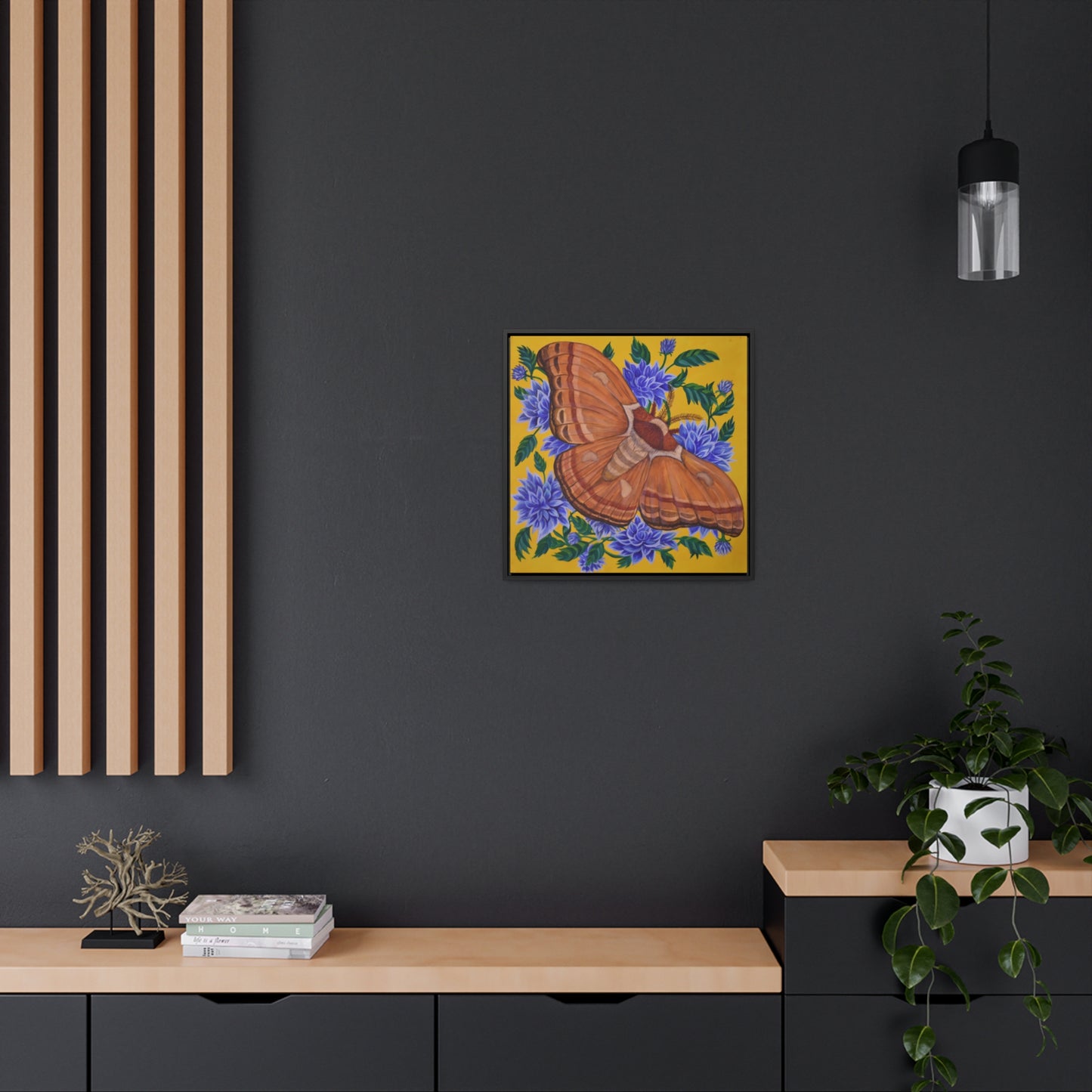 Gypsy Moth, Framed Canvas
