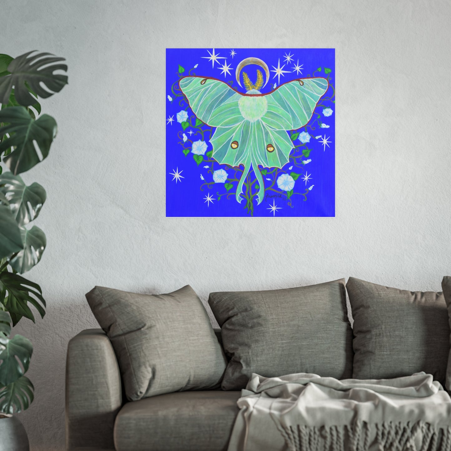 Luna Moth, Archival Poster