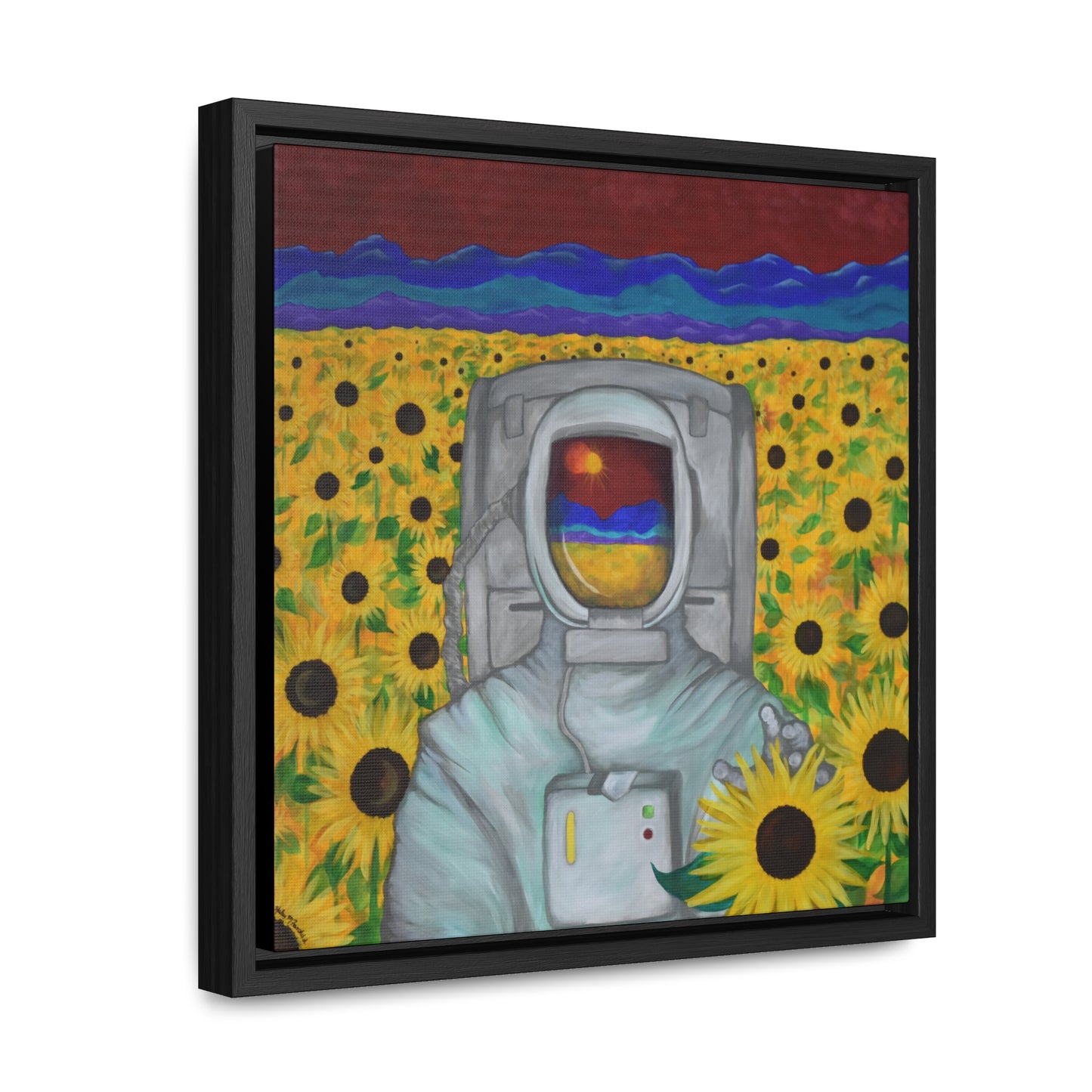 Astro Dweeb 3020, Framed Canvas