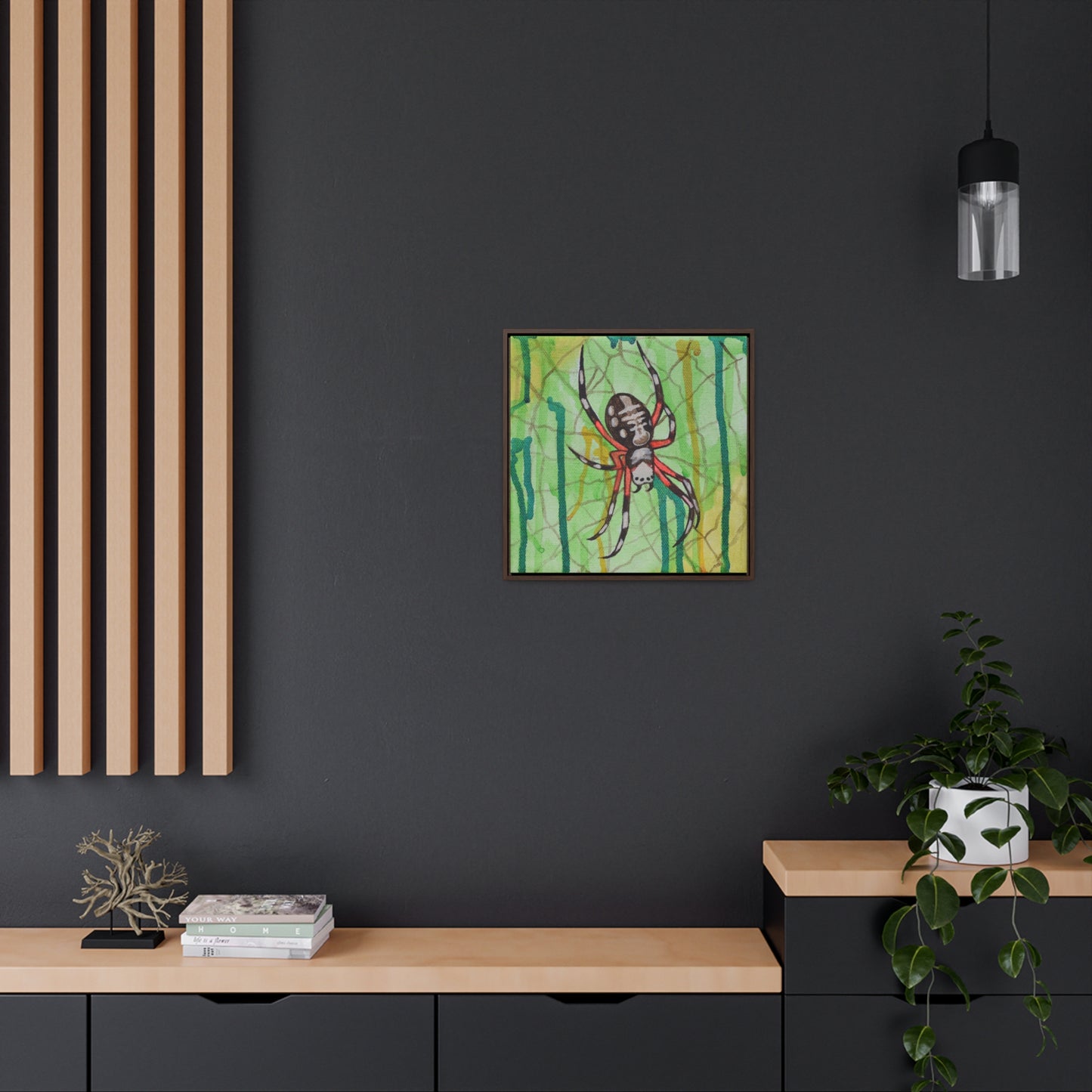 Orb Weaver, Framed Canvas