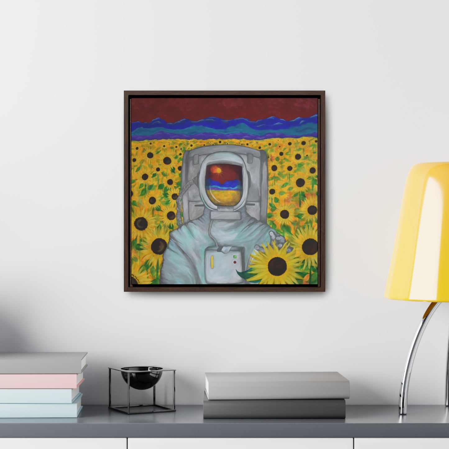 Astro Dweeb 3020, Framed Canvas