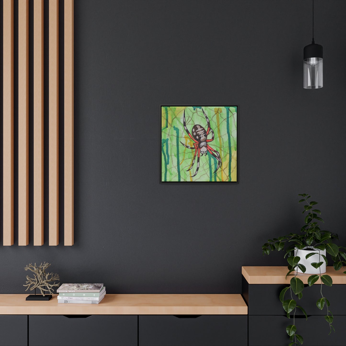 Orb Weaver, Framed Canvas