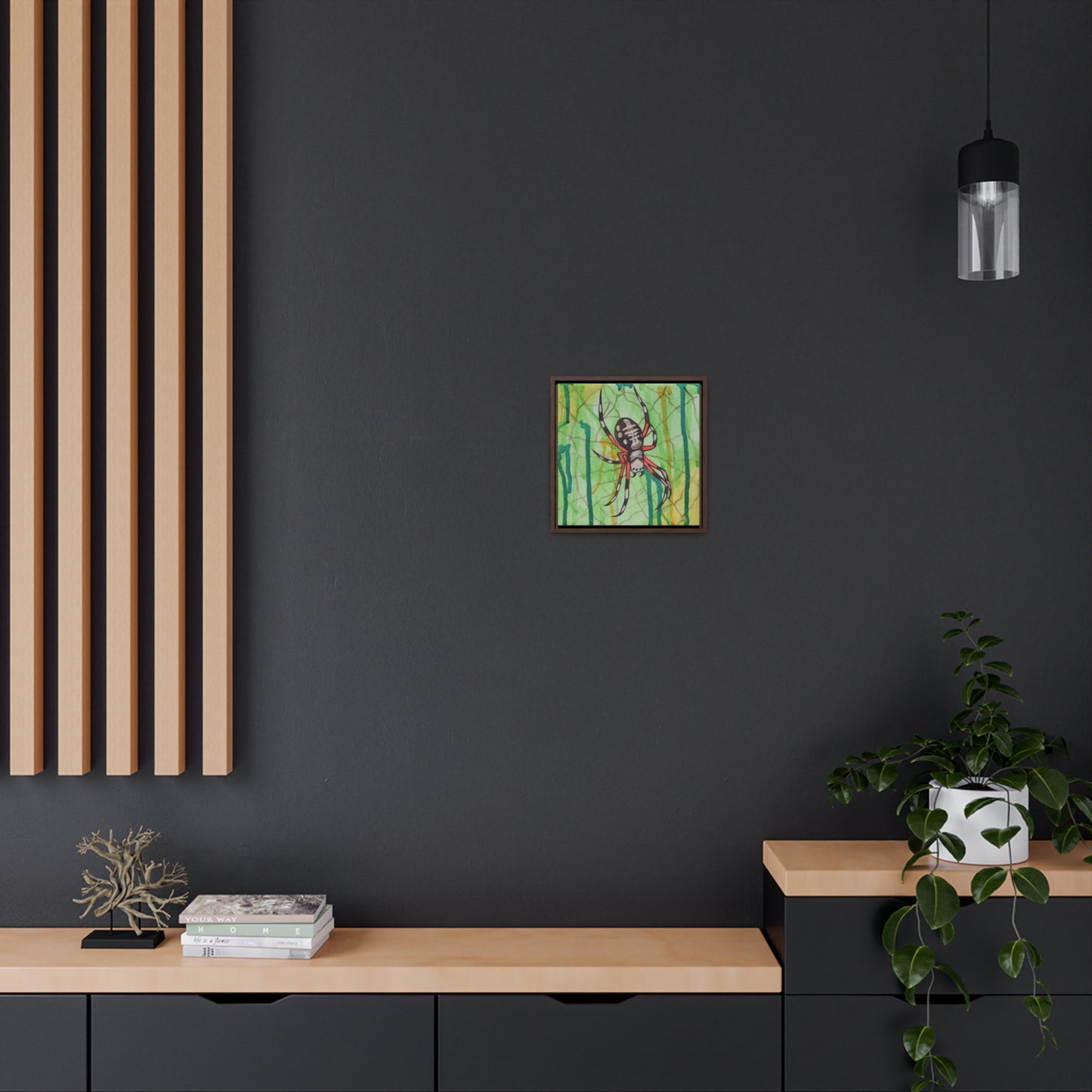 Orb Weaver, Framed Canvas