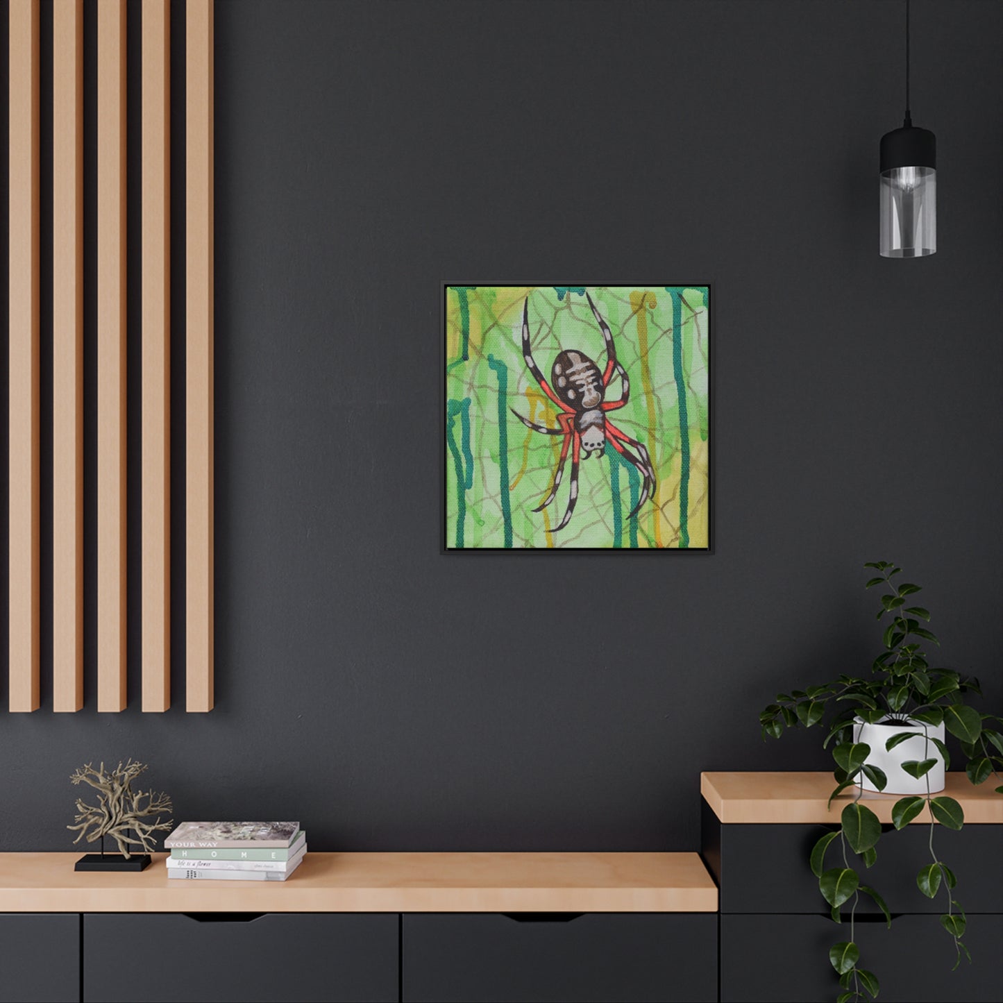 Orb Weaver, Framed Canvas