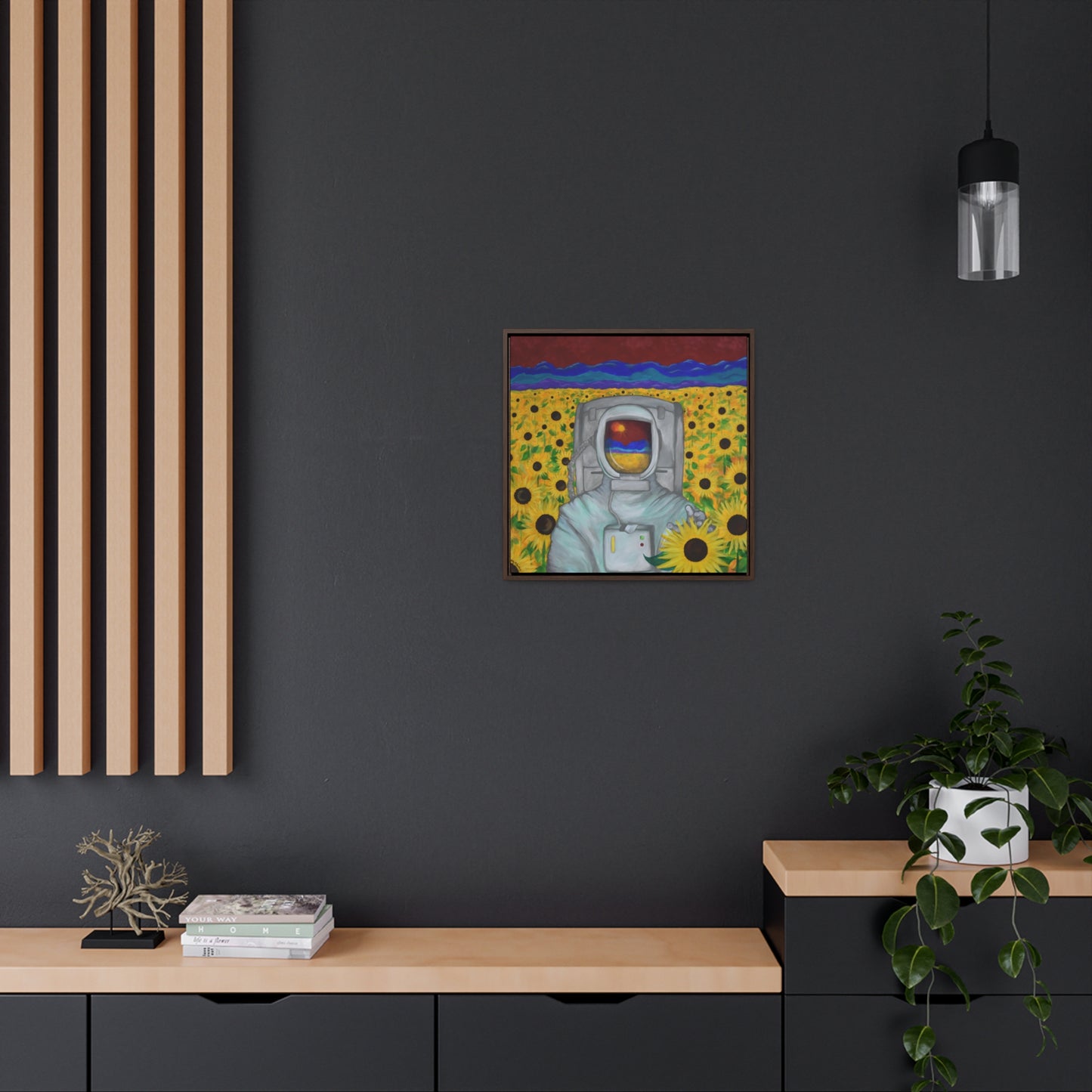 Astro Dweeb 3020, Framed Canvas
