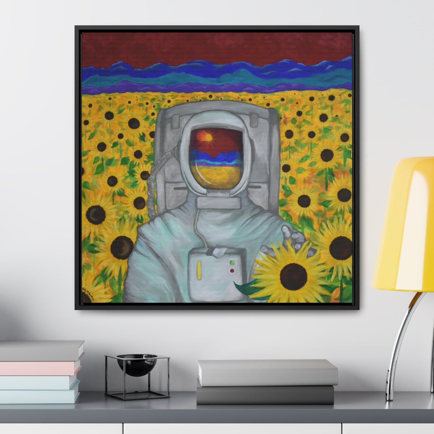 Astro Dweeb 3020, Framed Canvas