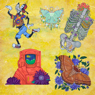 Stickers Art by Haley M. Fairchild