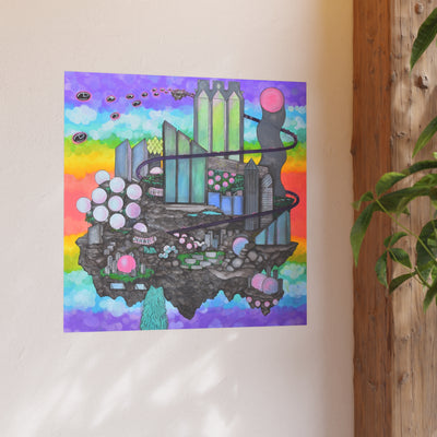 Bubblegum Metropolis, Archival Poster