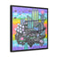 Bubblegum Metropolis, Framed Canvas