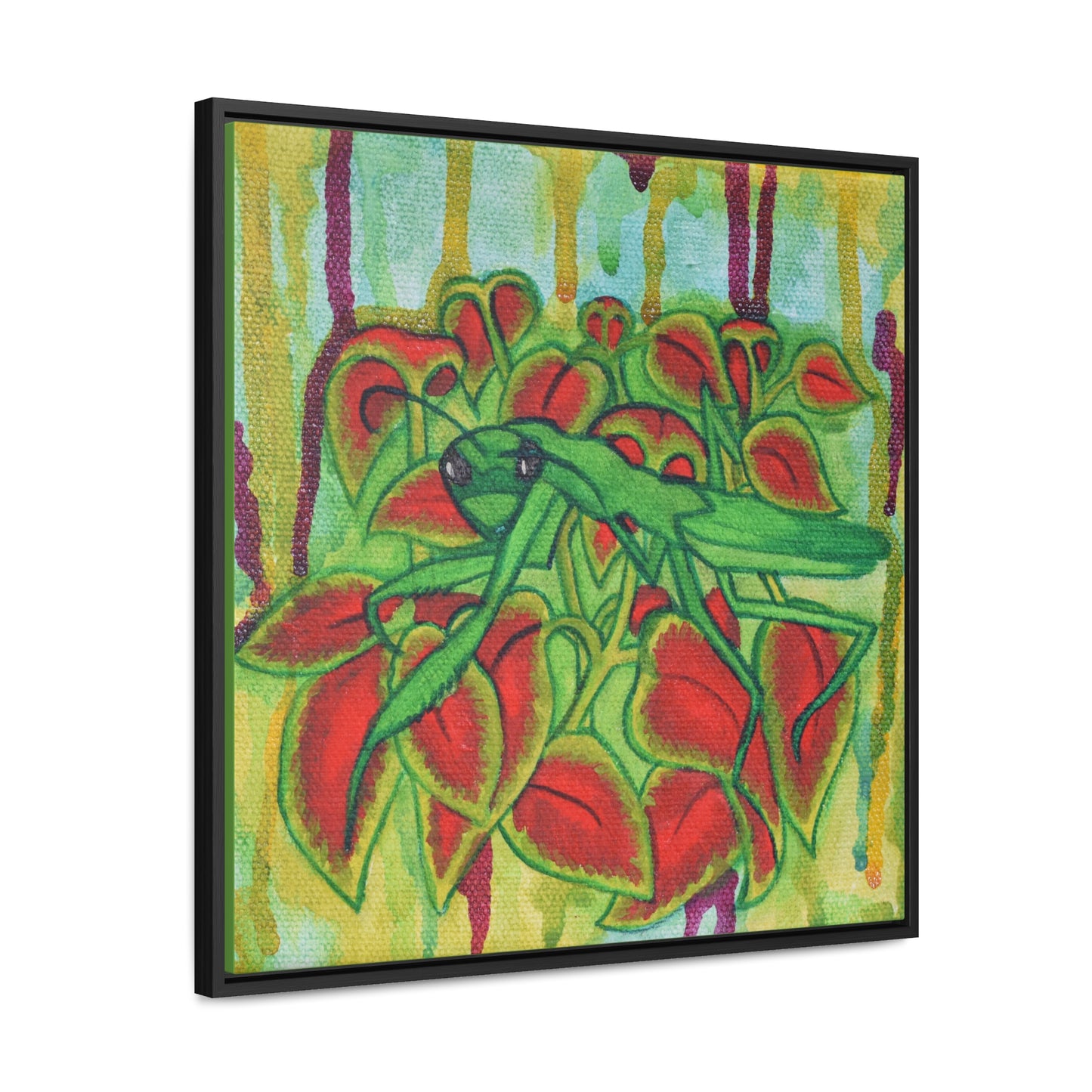 Praying Mantis, Framed Canvas