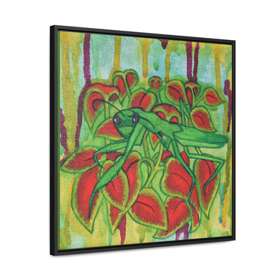 Praying Mantis, Framed Canvas