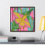 Rosy Maple Moth, Framed Canvas