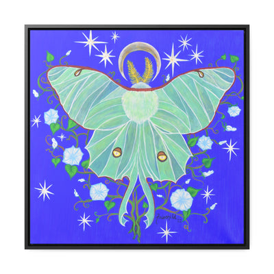 Luna Moth, Framed Canvas