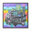 Bubblegum Metropolis, Framed Canvas