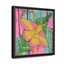 Rosy Maple Moth, Framed Canvas