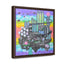 Bubblegum Metropolis, Framed Canvas