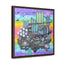 Bubblegum Metropolis, Framed Canvas
