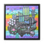 Bubblegum Metropolis, Framed Canvas